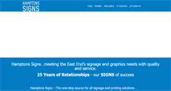 Desktop Screenshot of hamptonssigns.com